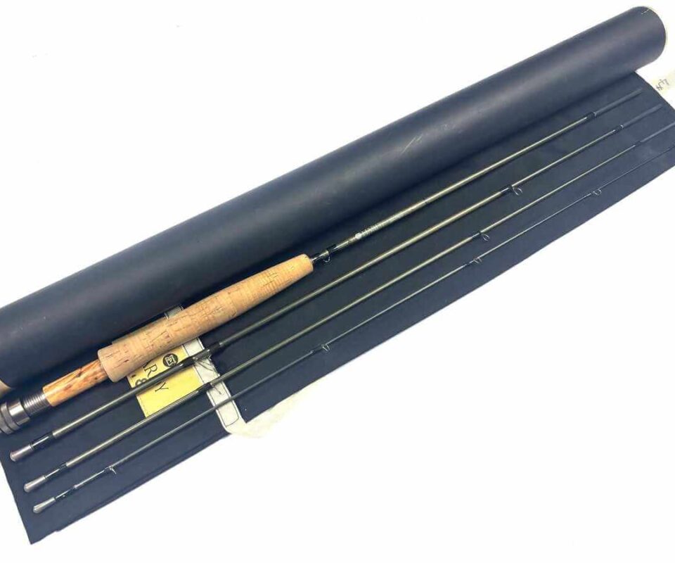   Hardy Zenith Sintrix 8' Travel Four Piece Graphite Fly Rod #4 With Bag & Tube FINE