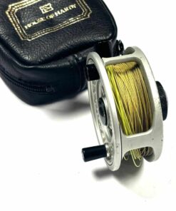   Hardy Ultralite Disc LA 3/4 Trout Fly Reel With Hardy Woollen Reel Pouch