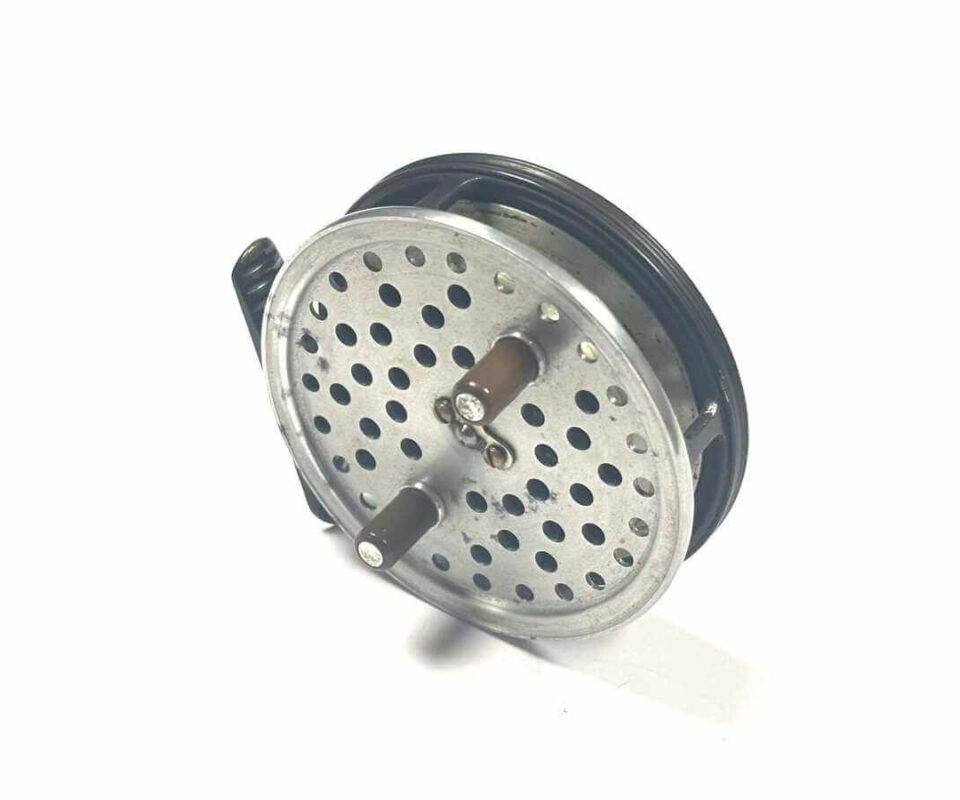   Hardy Eureka 3.5″ Vintage Alloy Trotting Centrepin Reel With Side Lever Check & Box