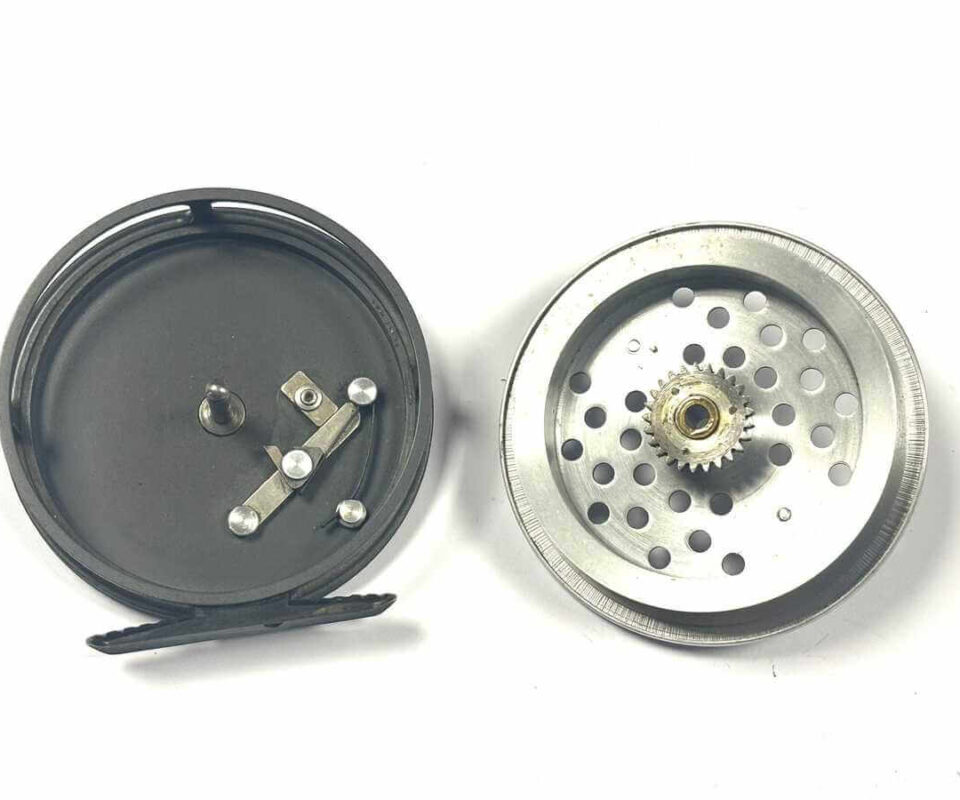   Hardy Eureka 3.5″ Vintage Alloy Trotting Centrepin Reel With Side Lever Check & Box