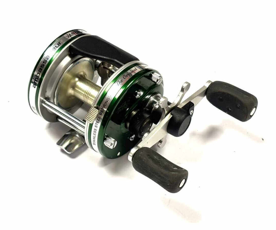 Abu Ambassadeur 5000C VXL green Swedish vintage fishing reel