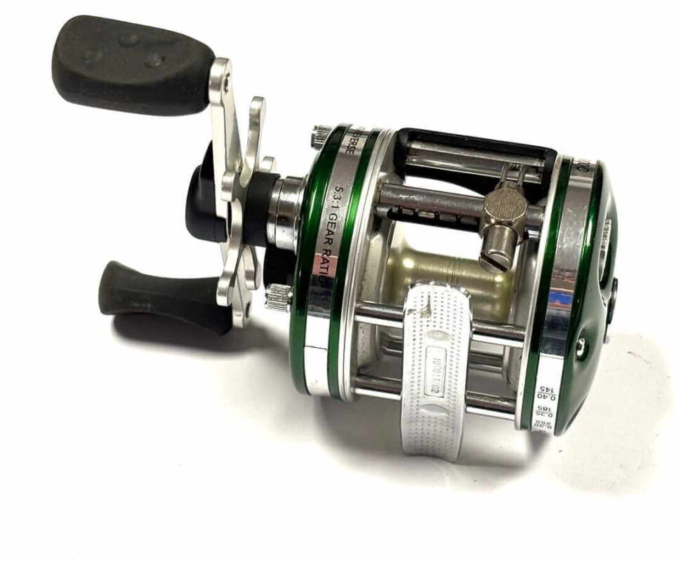 Abu Ambassadeur 5000C VXL green Swedish vintage fishing reel