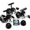 Trio of Mitchell Garcia Fixed Spool Reels 204 / 308 / 408