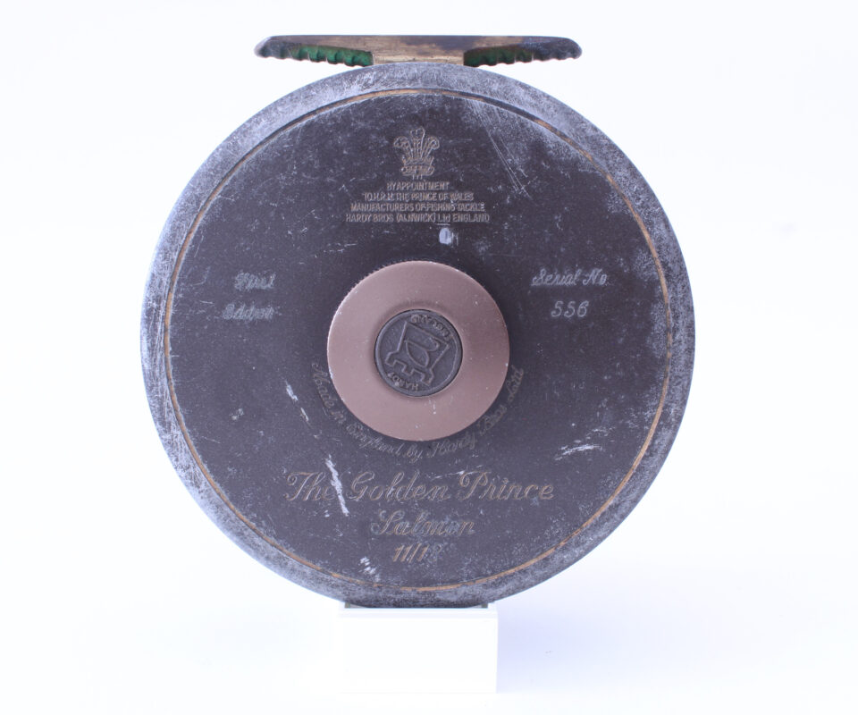 Alternative view of Hardy The Golden Prince Salmon 11/12 fly reellimited edition No 556.