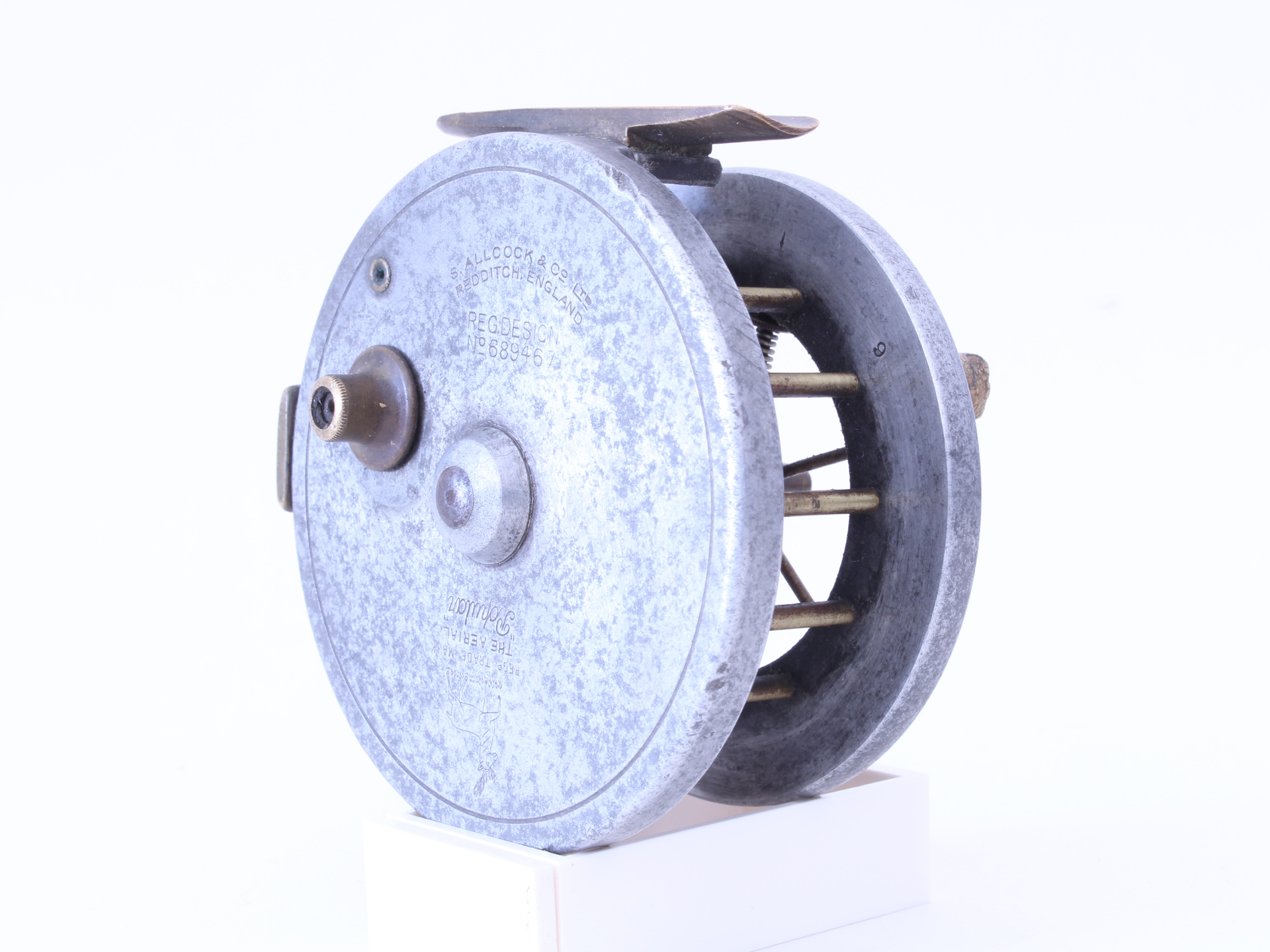 Allcock Aerial Popular 3" alloy centrepin reel - Image 4