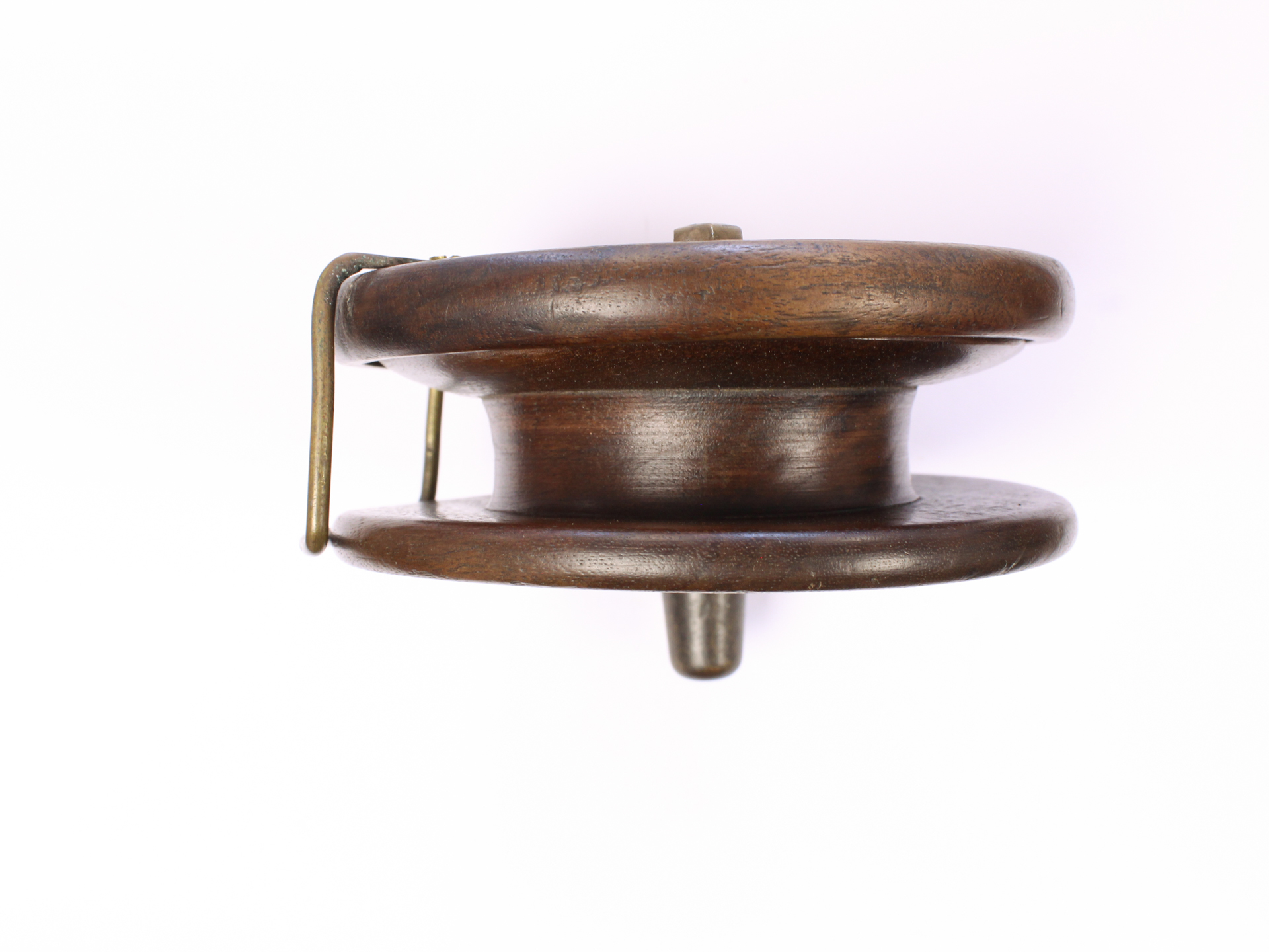 Unknown Wood / Brass 4.5" Sea Reel - Image 3