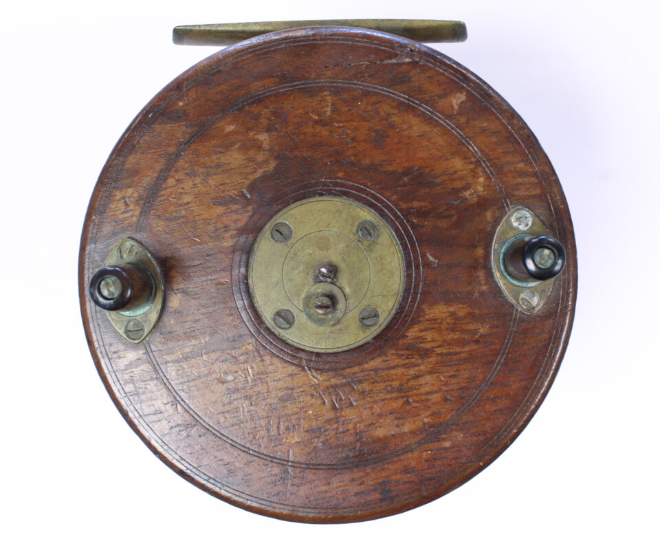 Alternative view of Sun Planet Wood / brass 5" Sea Fishing