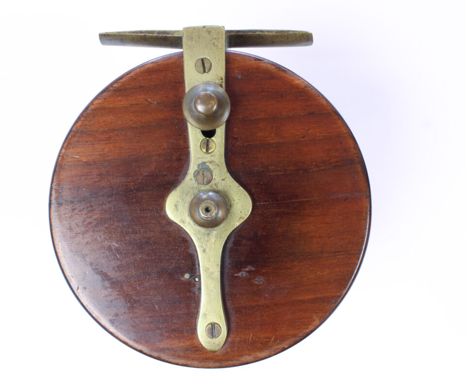   Allcock's & Co Wood / brass 4.25" Sea Fishing