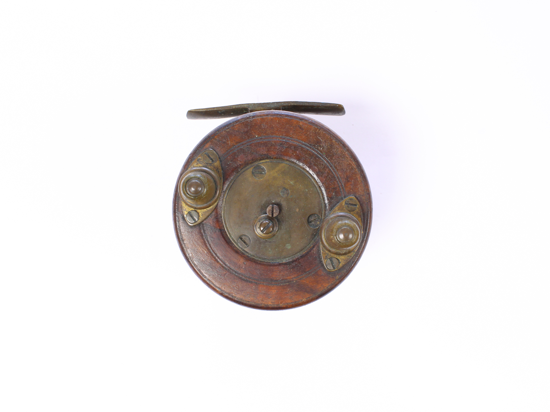 Henry Wilks Wood / brass 3" Sea Fishing