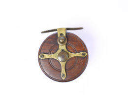 Alternative view of Henry Wilks Wood / brass 3" Sea Fishing