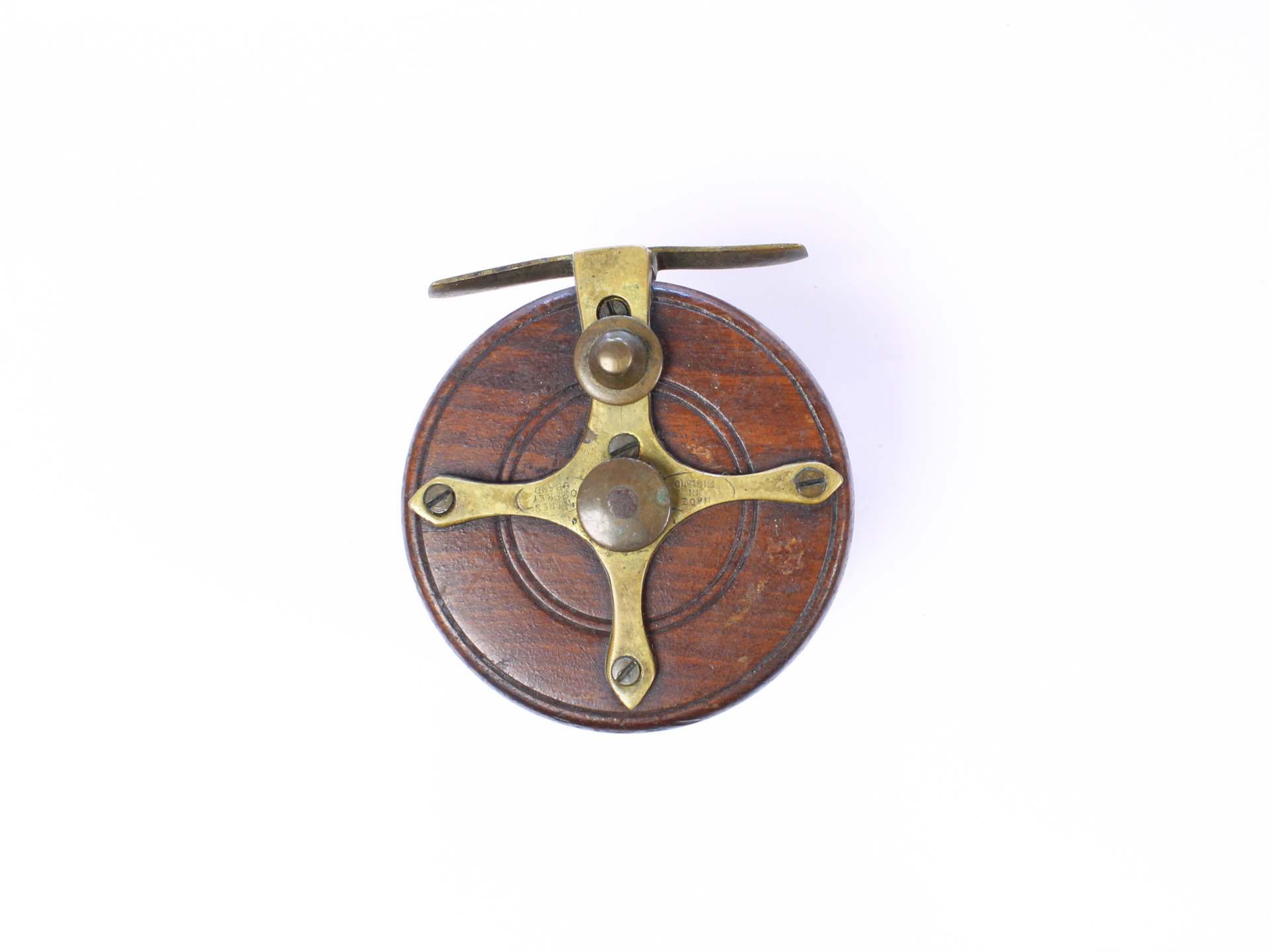 Henry Wilks Wood / brass 3" Sea Fishing - Image 2