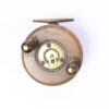 Unknown wood and brass Nottingham 3 1/2 " Casting reel