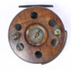 Slater Future wood and brass 5 1/2 " Casting reel