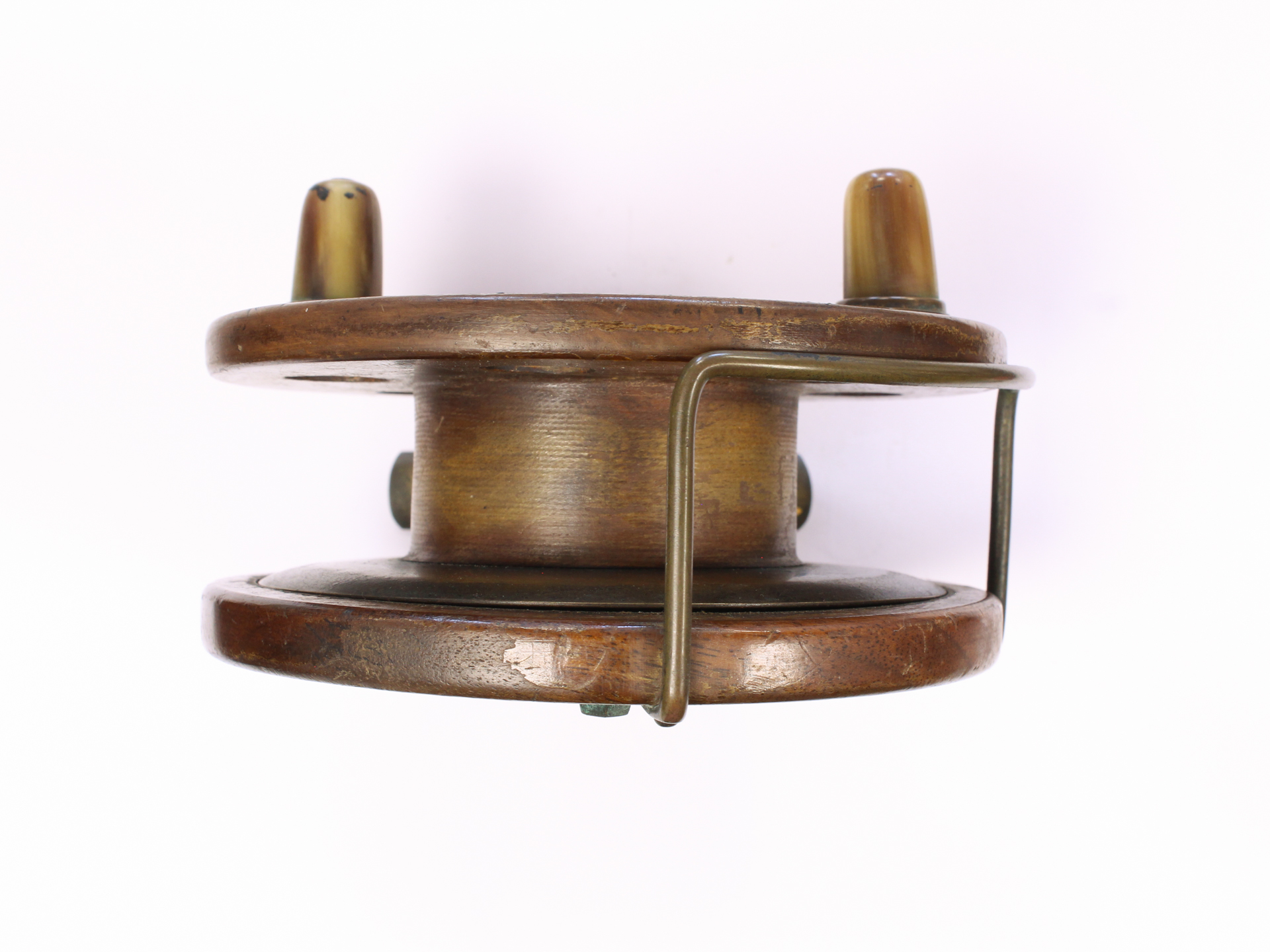 Slater Future wood and brass 5 1/2 " Casting reel - Image 3
