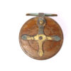 Unknown wood brass Nottingham 3 1/2 " Casting reel