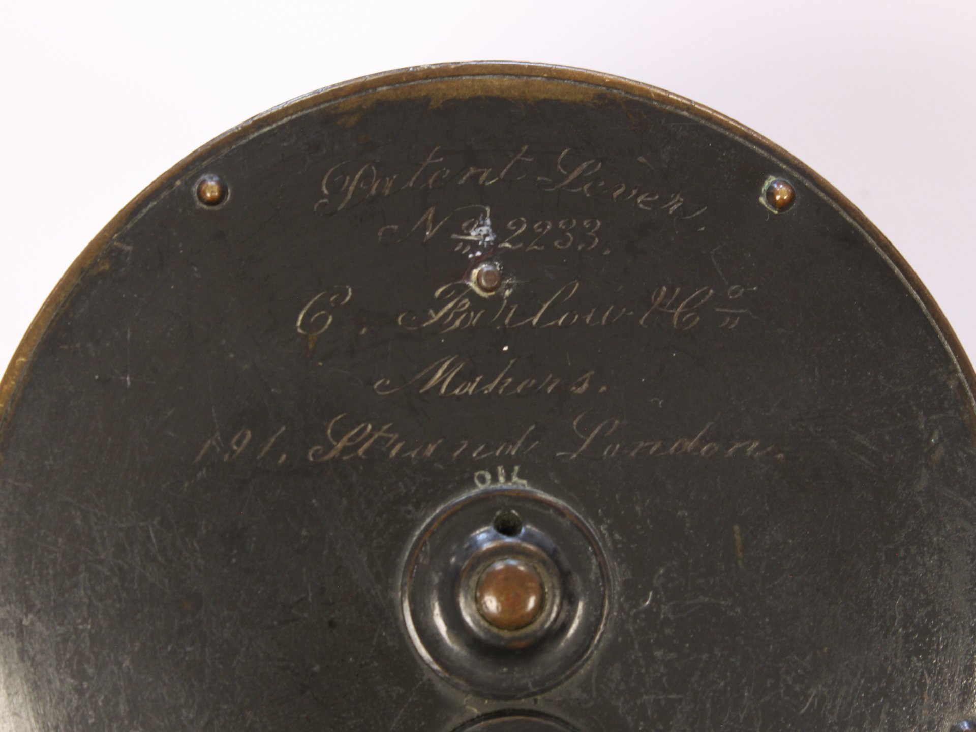 Farlow Patent lever 4 1/4 " Salmon reel - Image 2