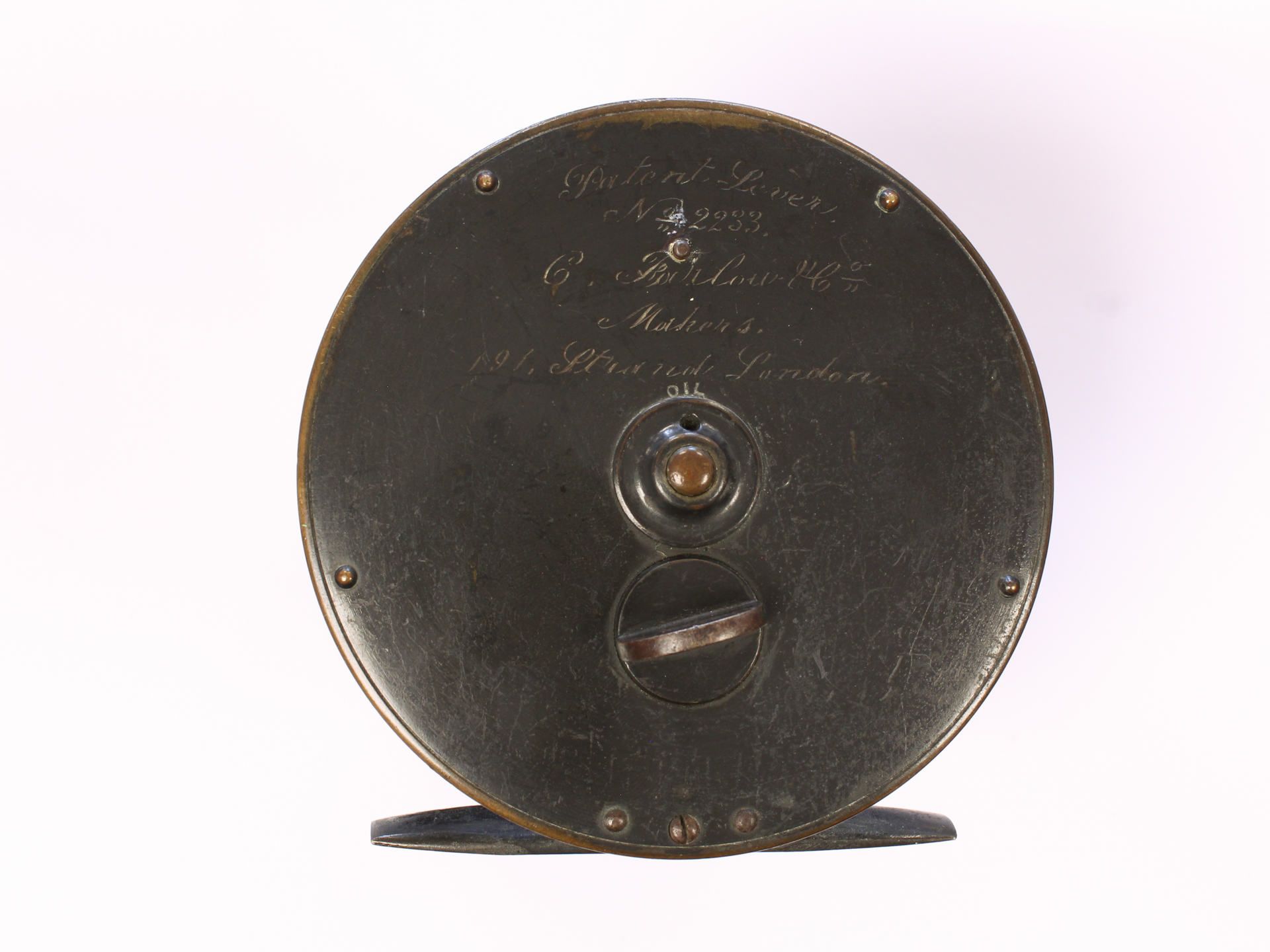 Farlow Patent lever 4 1/4 " Salmon reel - Image 3