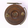 Unknown brass and wood Nottingham 3 1/2 " Casting reel