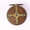 Unknown brass and wood Nottingham 2 7/8 " Casting reel