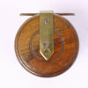 Unknown wood and brass Nottingham 2 1/2 " Casting reel