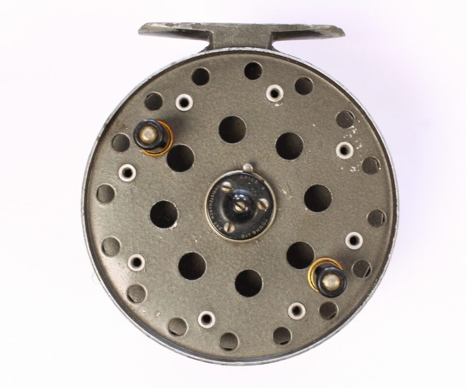 Alternative view of Grice and Young Centrepin 4 1/2 " Casting reel