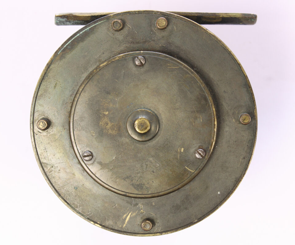   Unknown brass Salmon 3 1/4 " Casting reel