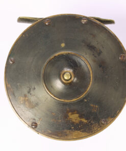   Unknown brass Salmon 4 " Casting reel