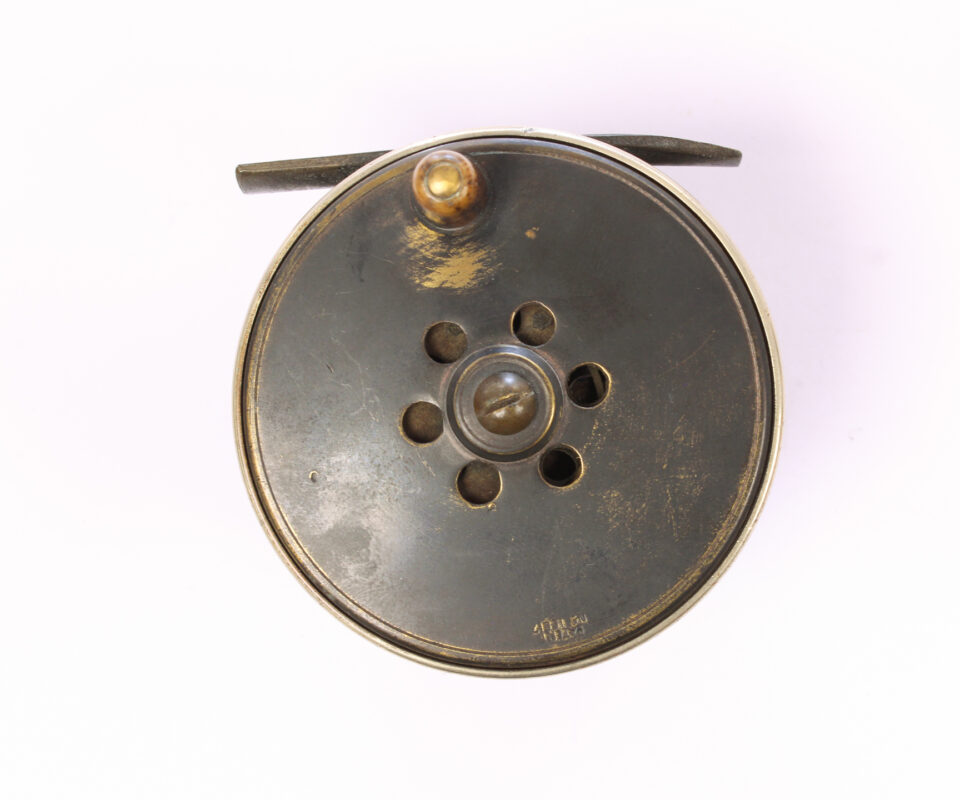 Alternative view of Unknown brass Nottingham 3 " Casting reel