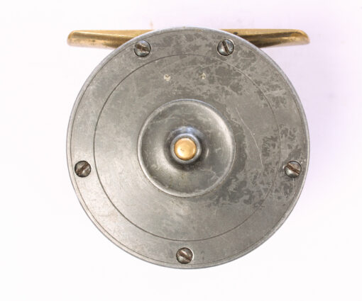 Alternative view of unknown alloy 2 1/2 " trout reel