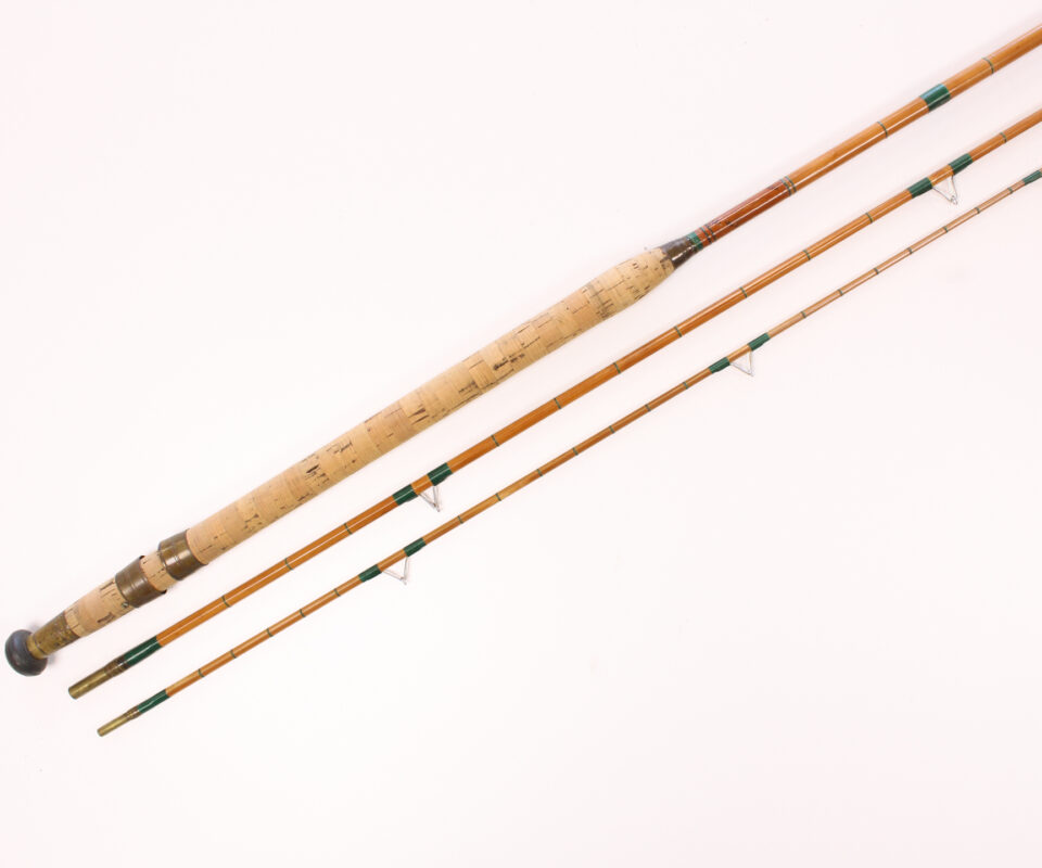   Hardy The No 2 Wallace 3 piece whole cane rod 12FT with bag.