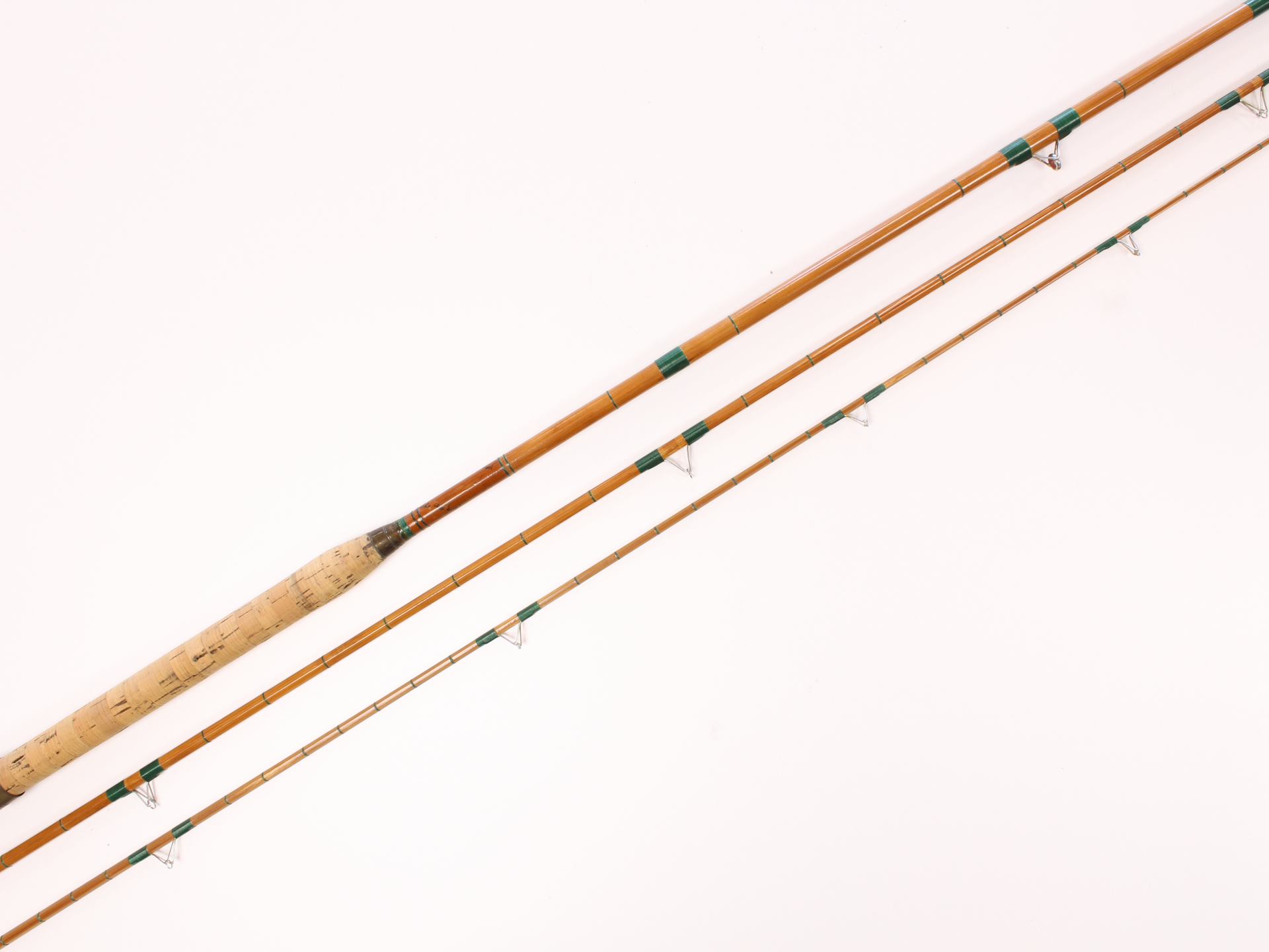 Hardy The No 2 Wallace 3 piece whole cane rod 12FT with bag. - Image 2