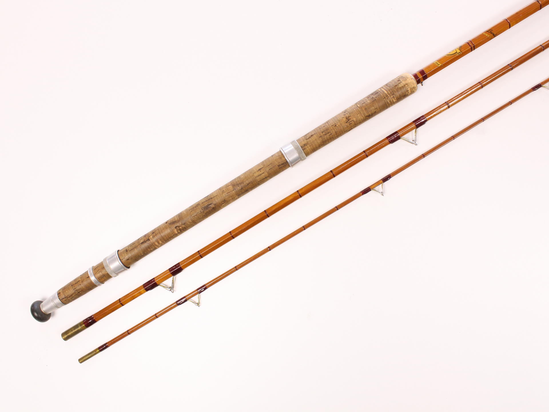 Dawson's of Bromley, The Sabrina 3 piece whole cane rod with bag.