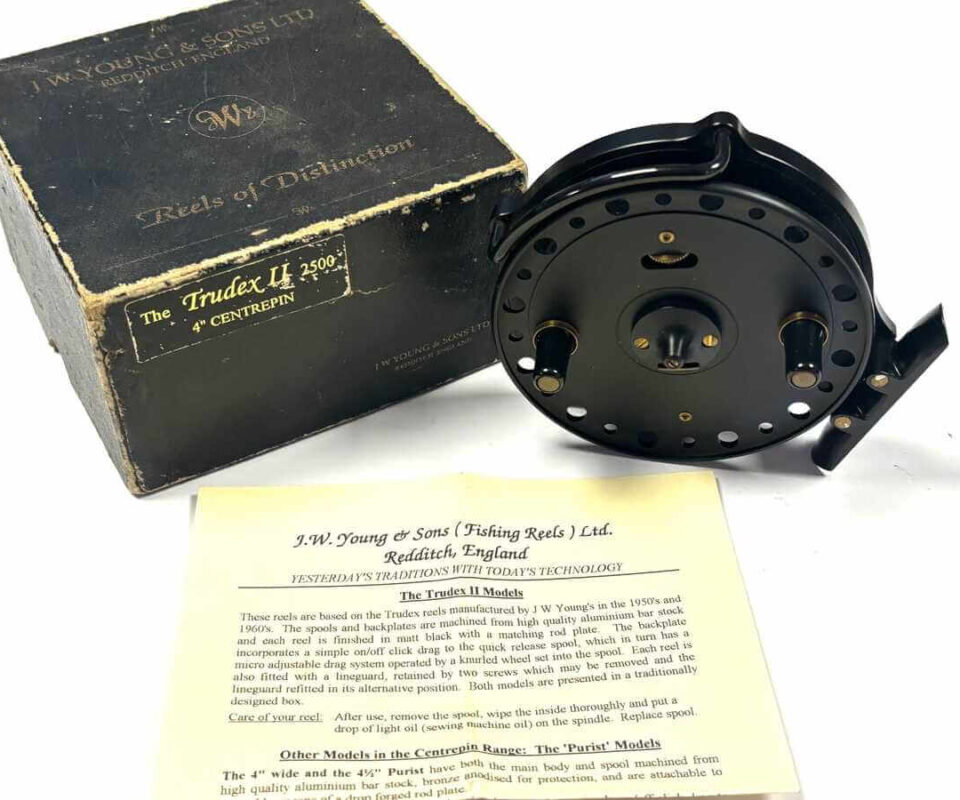   J W Youngs & Sons Trudex II 2500 Centrepin 4″ Mint Boxed Unused Reel