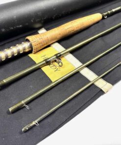   Hardy Marksman Drifter Trout Fly Rod 11′ Line #6 With Bag Sock & Tube