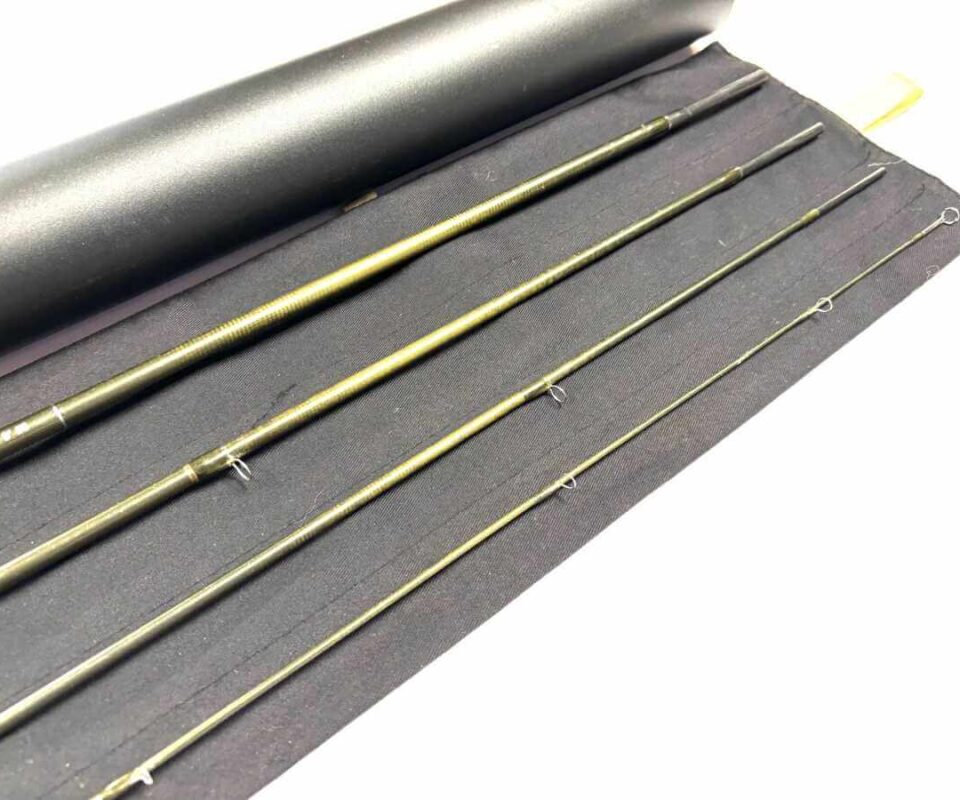   Hardy Zenith Sintrix 9′ Four Piece Graphite Fly Rod #6 With Bag & Tube