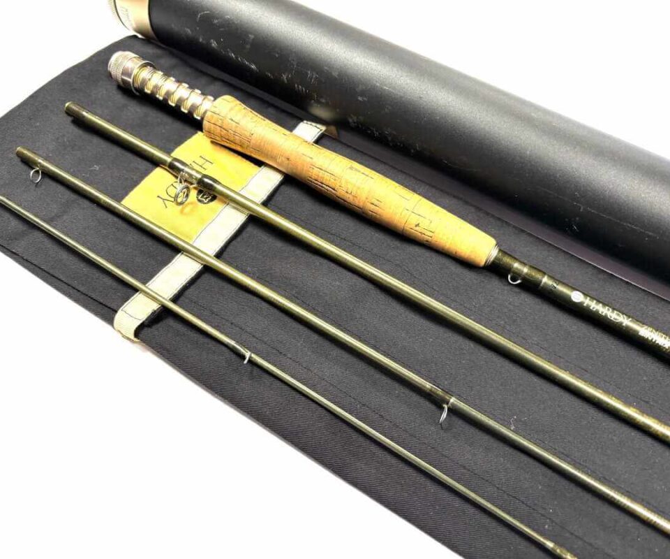   Hardy Zenith Sintrix 9′ Four Piece Graphite Fly Rod #6 With Bag & Tube