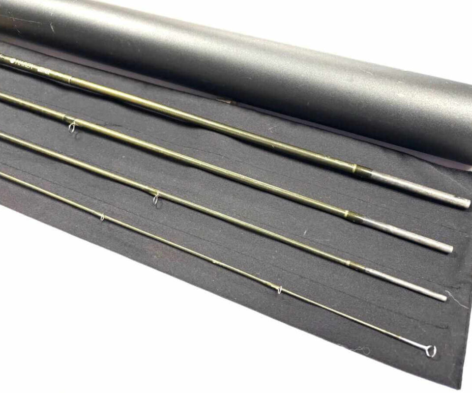   Hardy Zenith Sintrix 9′ Four Piece Graphite Fly Rod #6 With Bag & Tube
