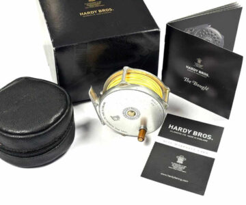  Hardy Bougle 3.5″ Heritage Trout Fly Reel With Pouch & Box