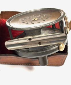   Hardy Perfect 4″ Wide Drum Salmon Fly Reel With Revolving Line Guard & Leather Case