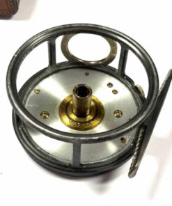   Hardy Perfect 4″ Wide Drum Salmon Fly Reel With Revolving Line Guard & Leather Case