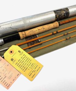   Hardy The LRH DRY WET 9' 3" Three Piece Trout Fly Rod With Spare Tip, Bag, Tube & Tags RARE