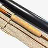 Beautifully Made 7′ 4″ Bamboo Cane Trout Fly Rod Line #2 3.8oz Superb