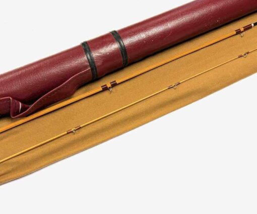   Daiwa Hexagon Whisker 8’ 2 Piece Carbon Fly Rod #4/5 Split Cane Finish With Bag And Case