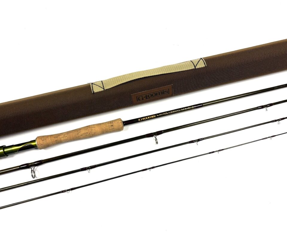   G Loomis Crosscurrent GLX 9′ Line #8 Saltwater Fly Rod With Bag & Case