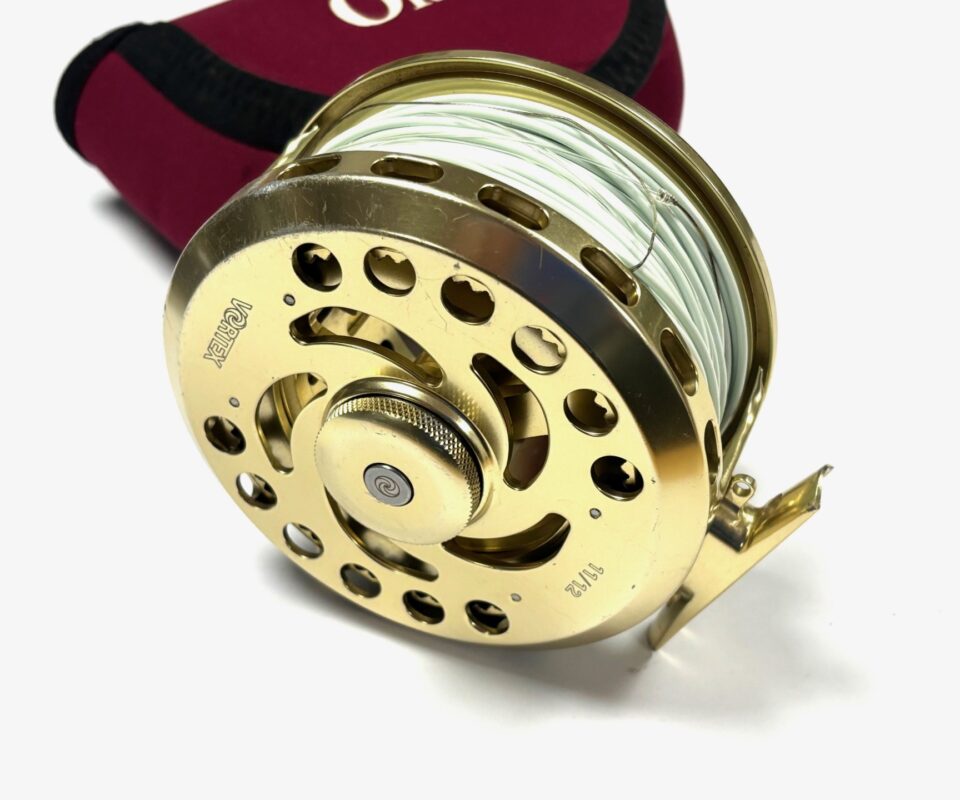   Orvis Vortex 11/12 Large Arbor Salmon Fly Reel 4.5″ With Spare Spool & Pouch