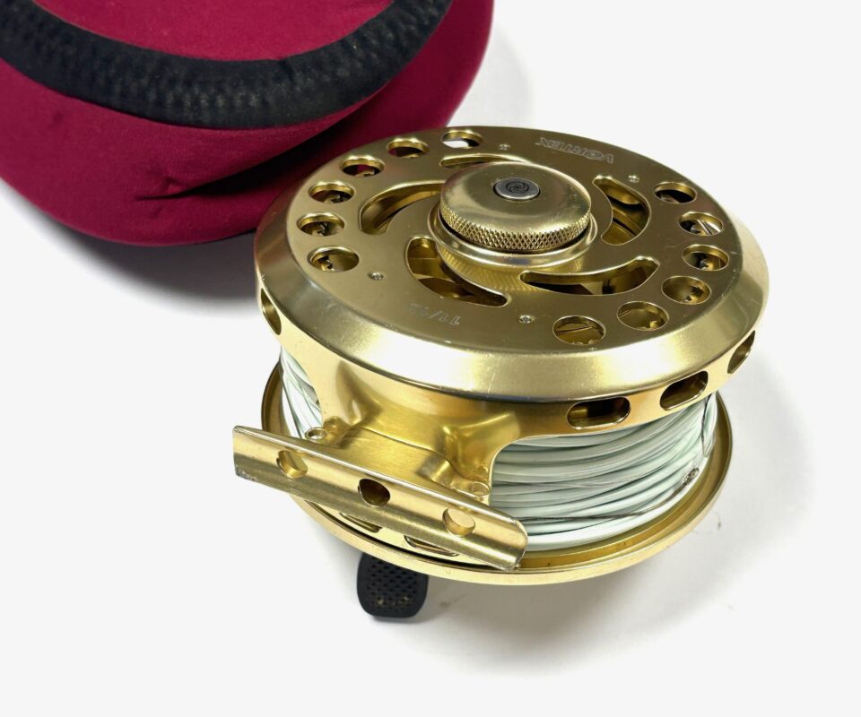   Orvis Vortex 11/12 Large Arbor Salmon Fly Reel 4.5″ With Spare Spool & Pouch