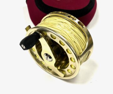   Orvis Vortex 9/10 Large Arbor Salmon Fly Reel 4″ With Spare Spool & Orvis Reel Pouch