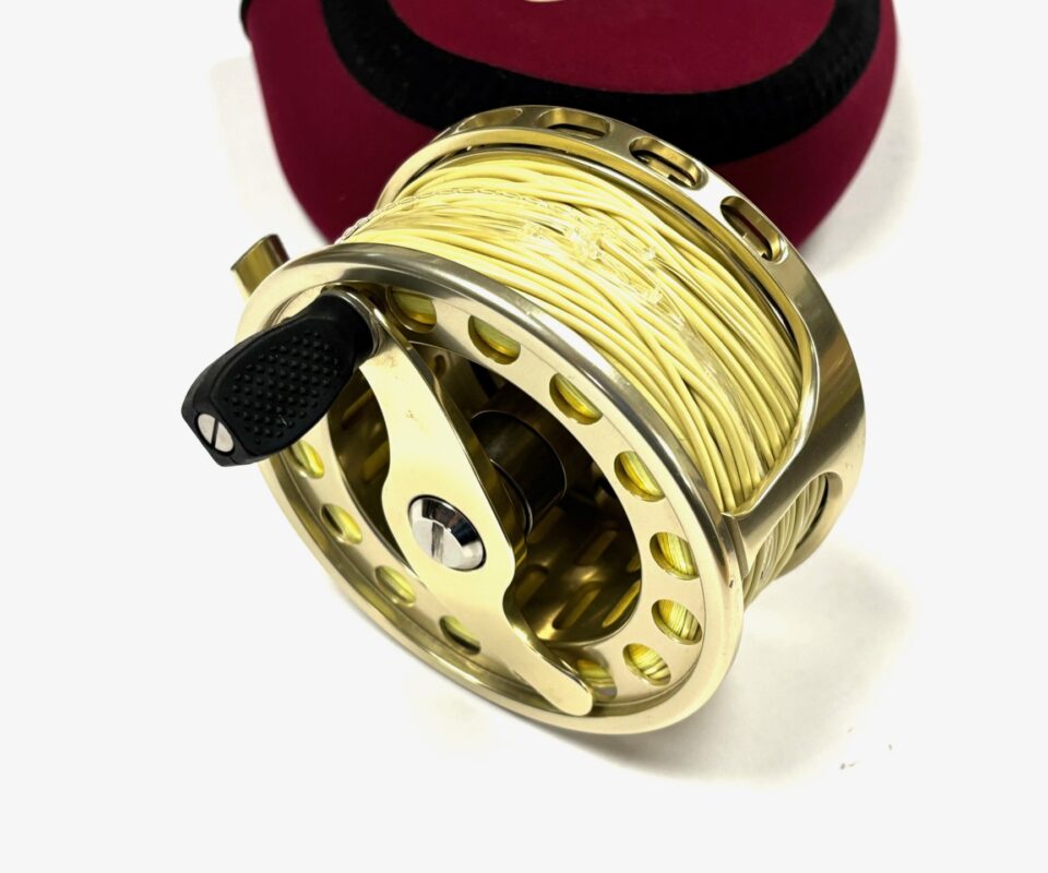   Orvis Vortex 9/10 Large Arbor Salmon Fly Reel 4″ With Spare Spool & Orvis Reel Pouch