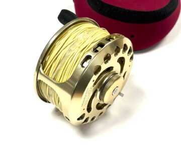   Orvis Vortex 9/10 Large Arbor Salmon Fly Reel 4″ With Spare Spool & Orvis Reel Pouch