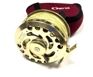   Orvis Vortex 9/10 Large Arbor Salmon Fly Reel 4″ With Spare Spool & Orvis Reel Pouch